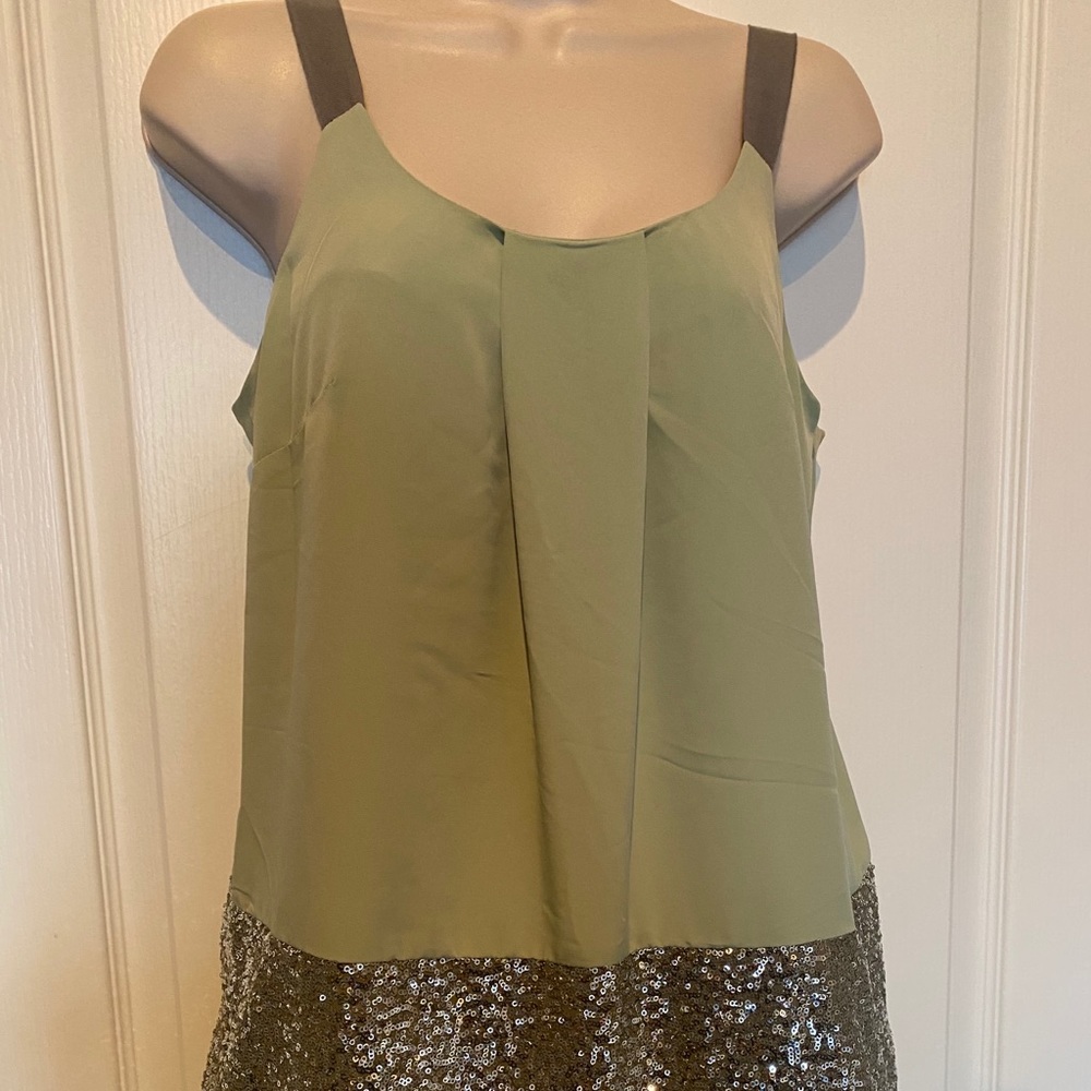 Simply Vera Vera Wang Sequin Tulle Tank